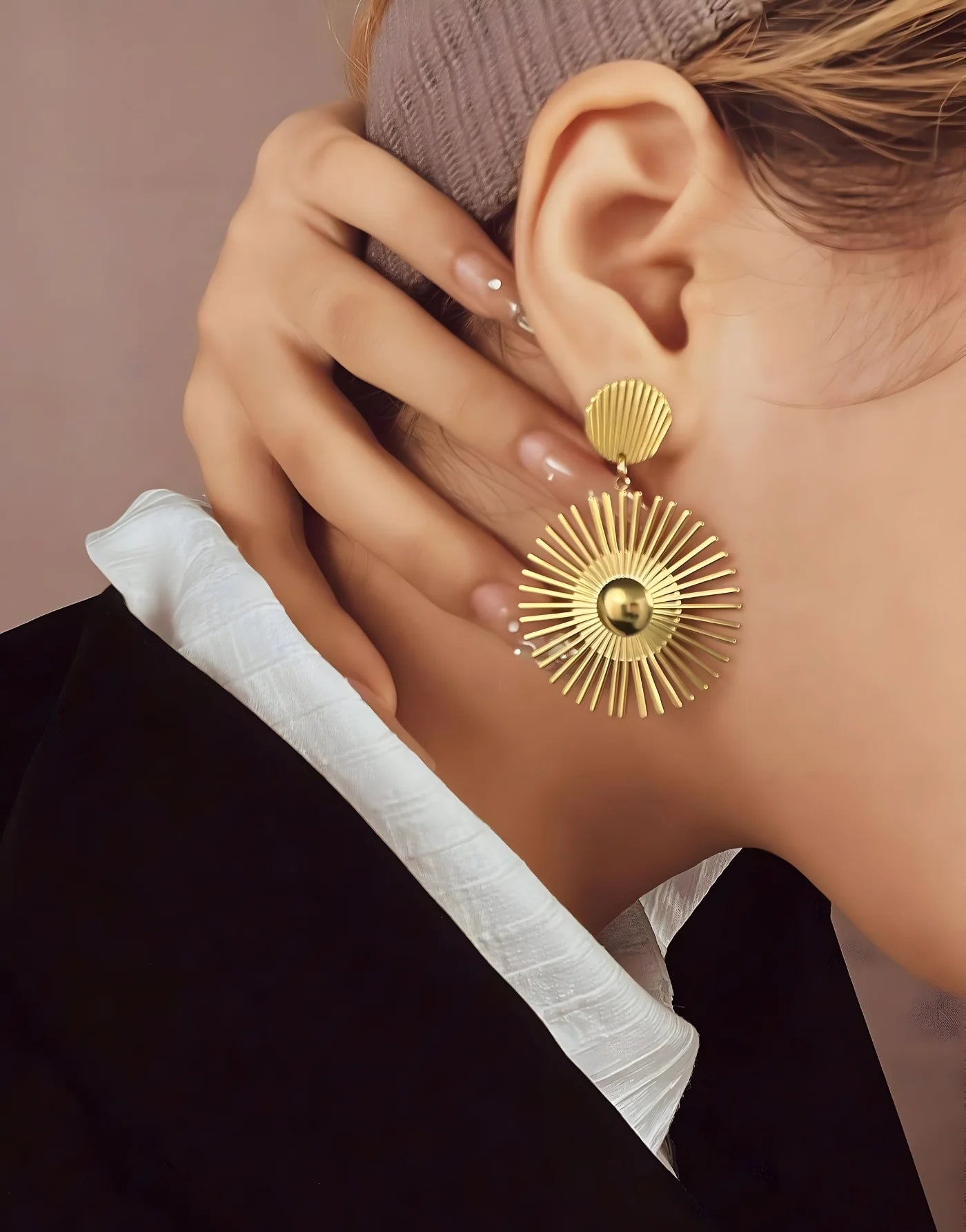 Sun earrings